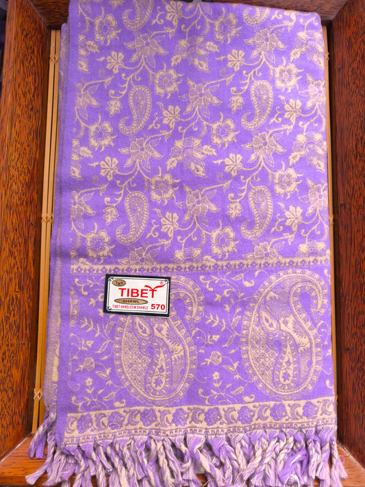 Warm Tibetan Yak Wool Shawl Scarf Stole Pashmina Blanket 8A