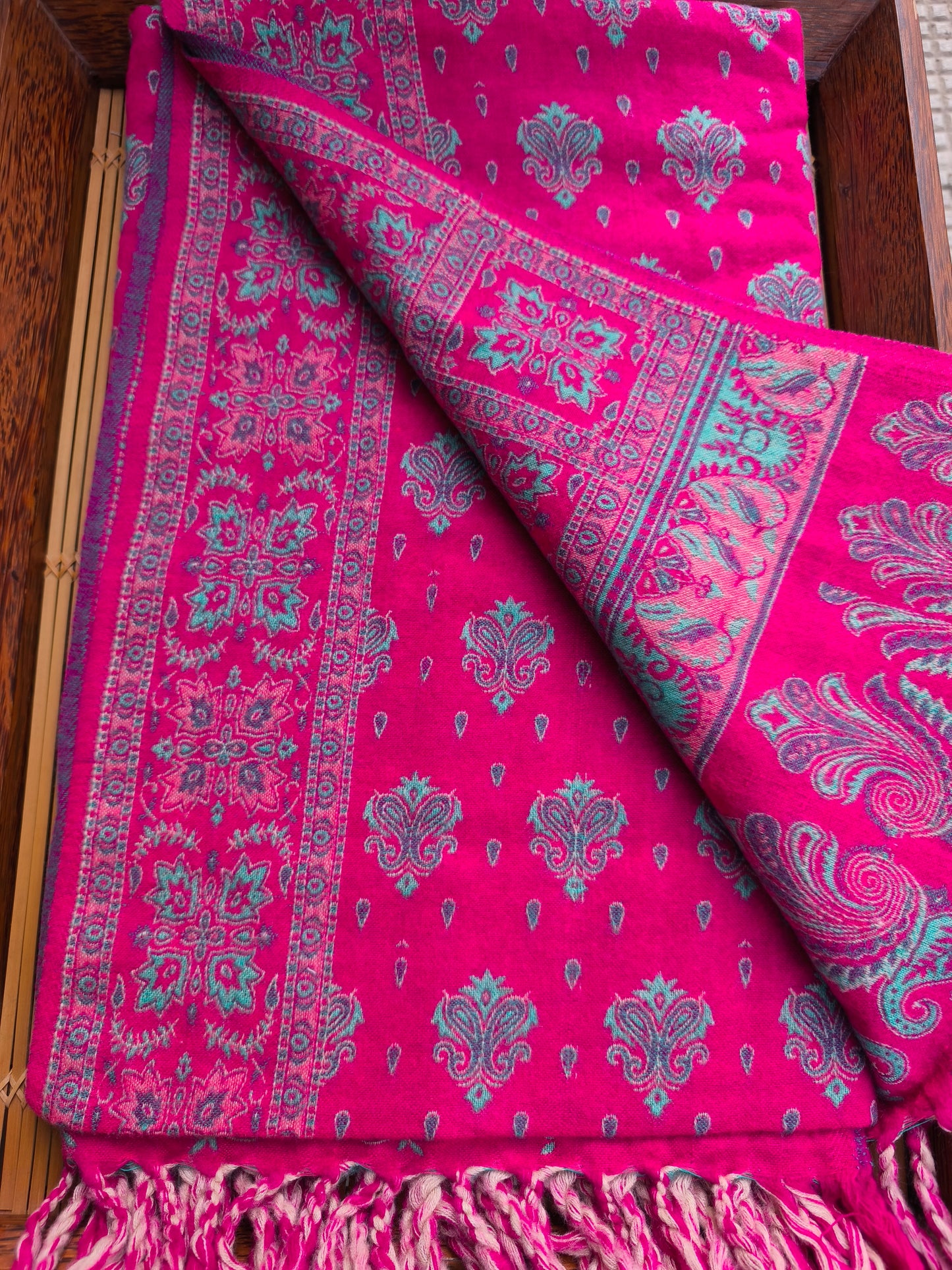 Warm Tibetan Yak Wool Shawl Scarf Stole Pashmina Blanket 11A