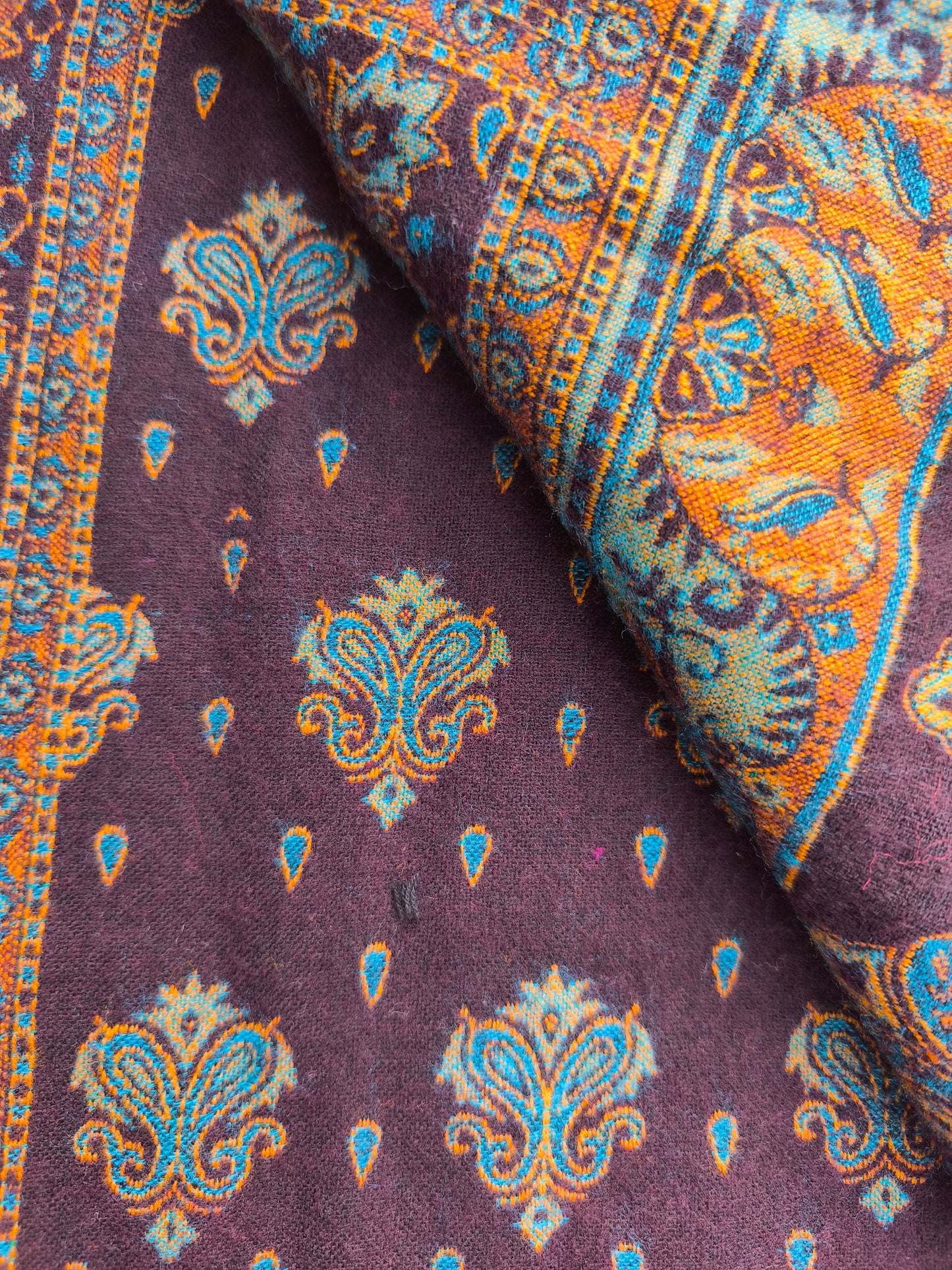 Warm Tibetan Yak Wool Shawl Scarf Stole Pashmina Blanket 14A