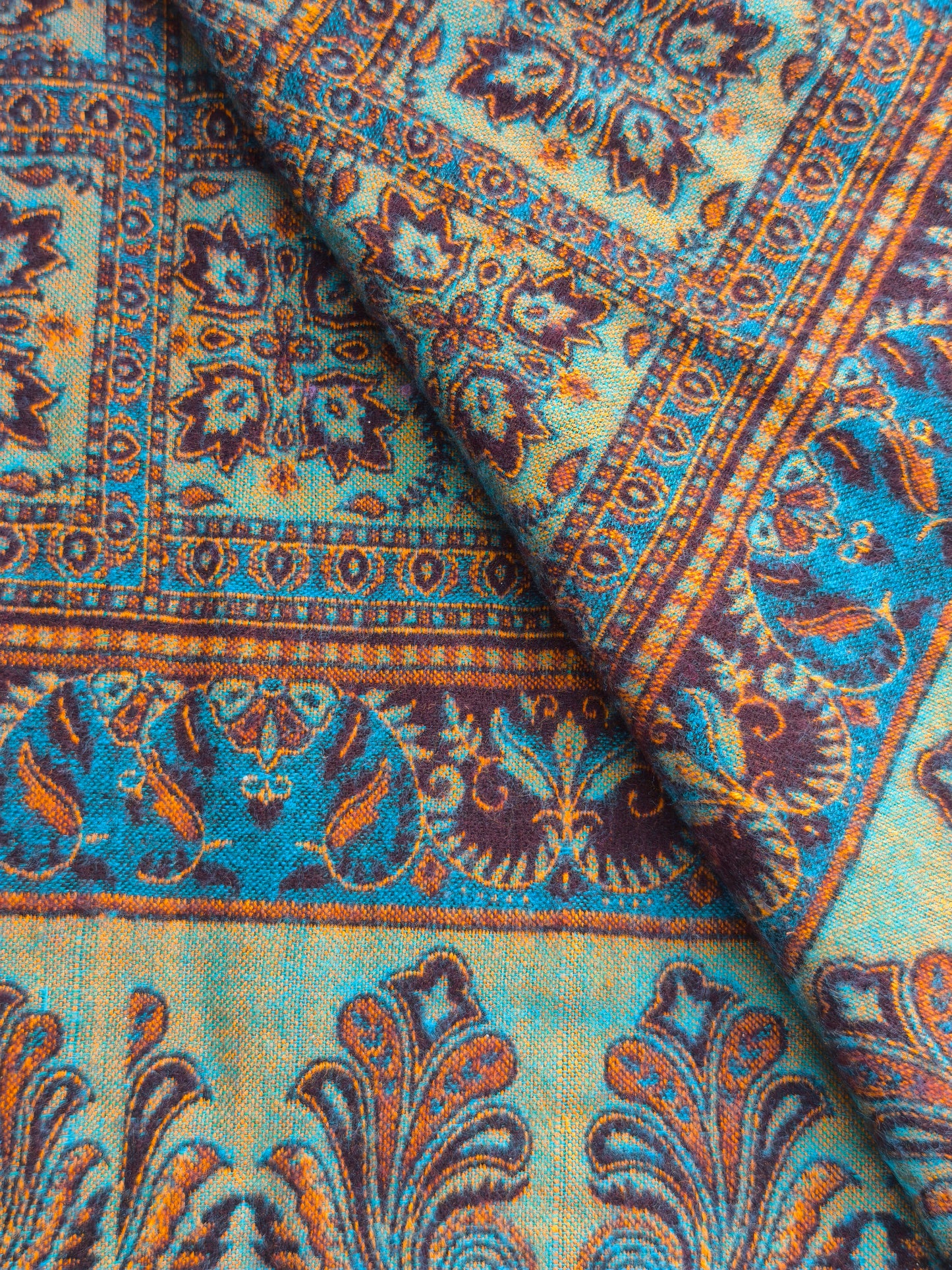 Warm Tibetan Yak Wool Shawl Scarf Stole Pashmina Blanket 14A