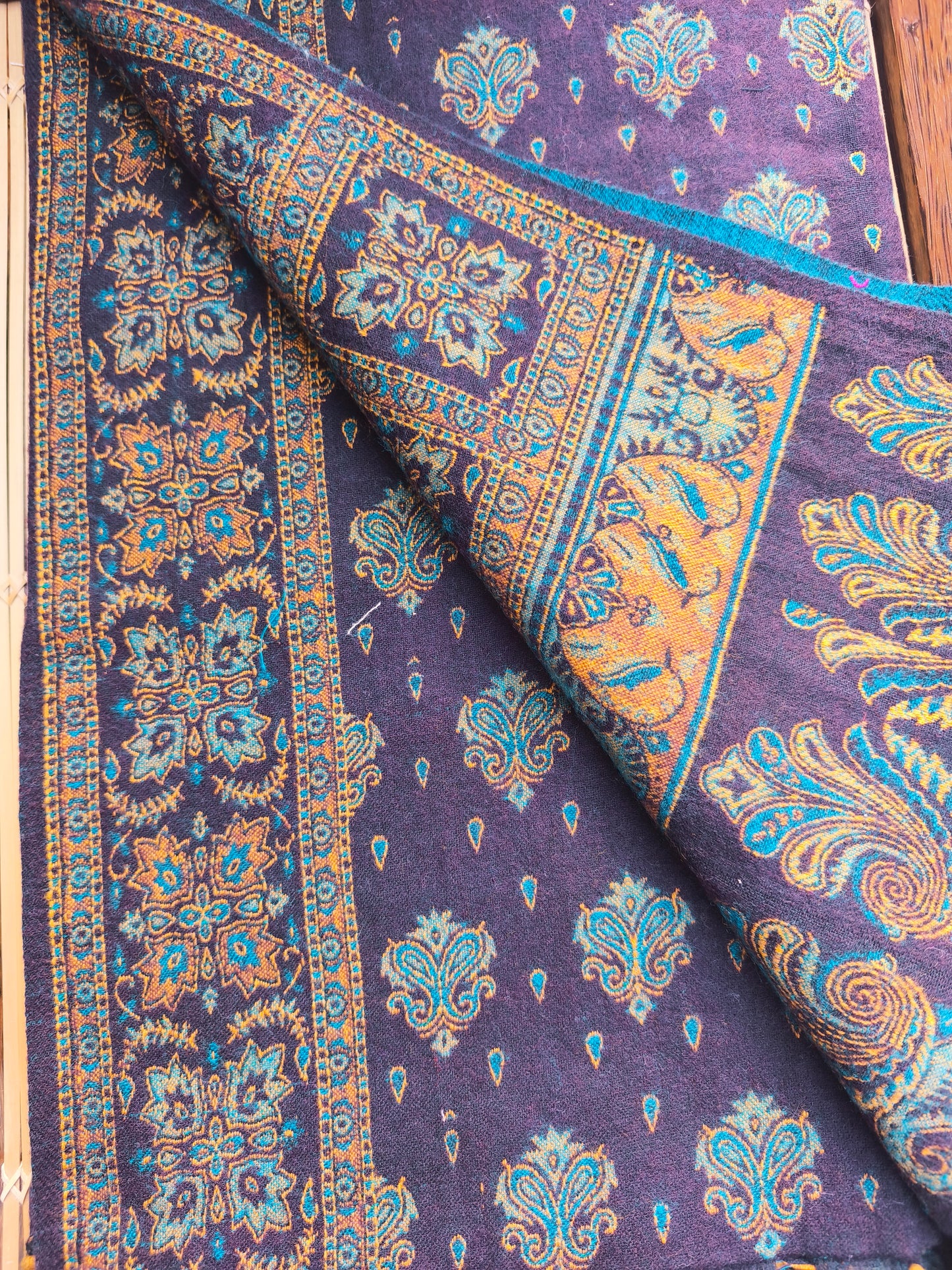 Warm Tibetan Yak Wool Shawl Scarf Stole Pashmina Blanket 18A