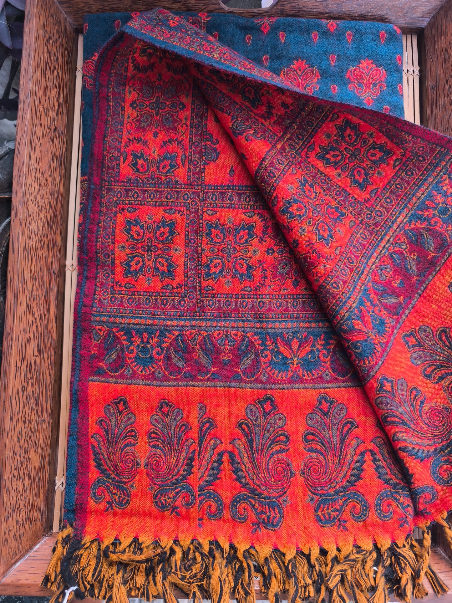 Warm Tibetan Yak Wool Shawl Scarf Stole Pashmina Blanket 20A