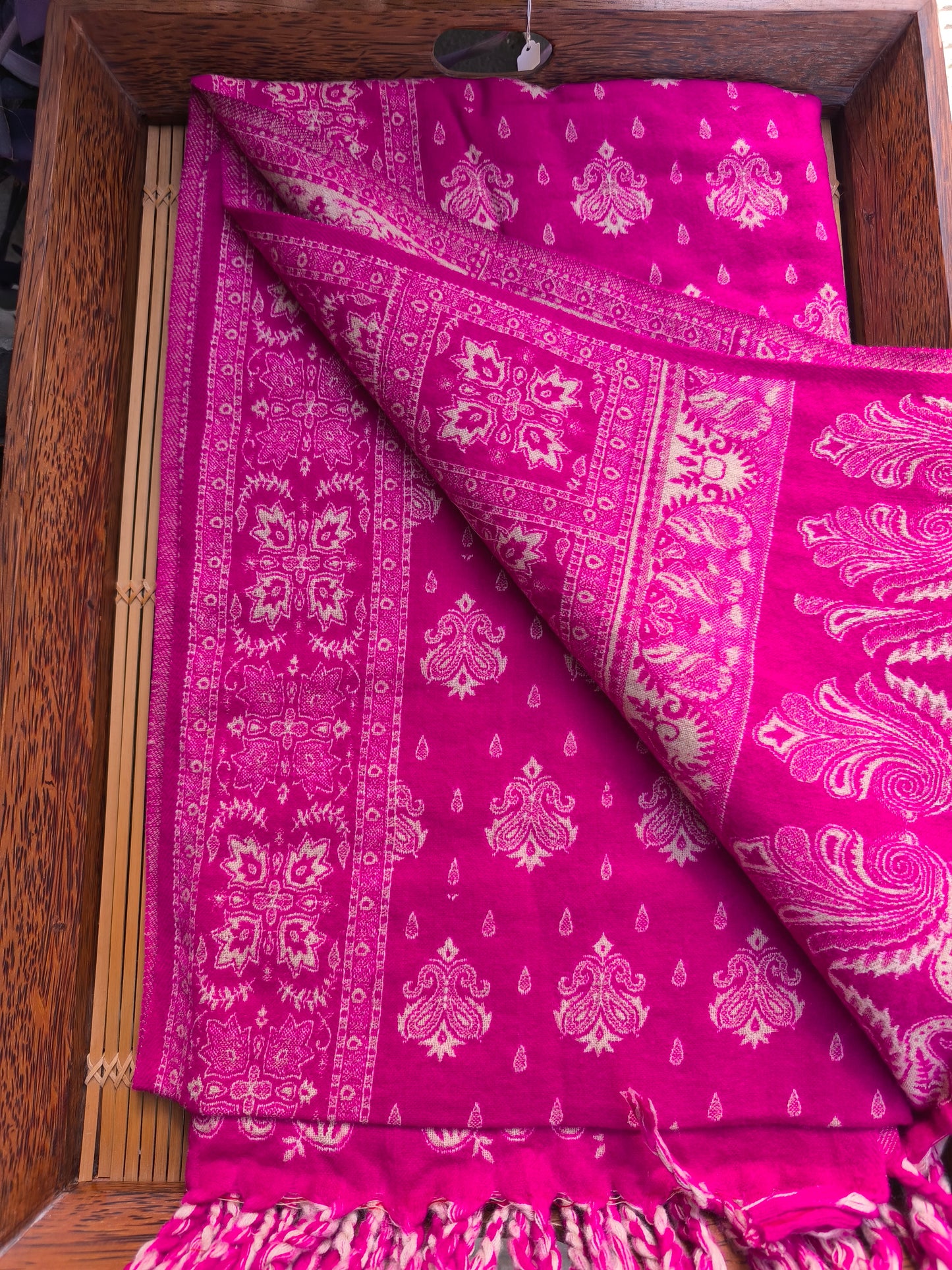 Warm Tibetan Yak Wool Shawl Scarf Stole Pashmina Blanket 22A