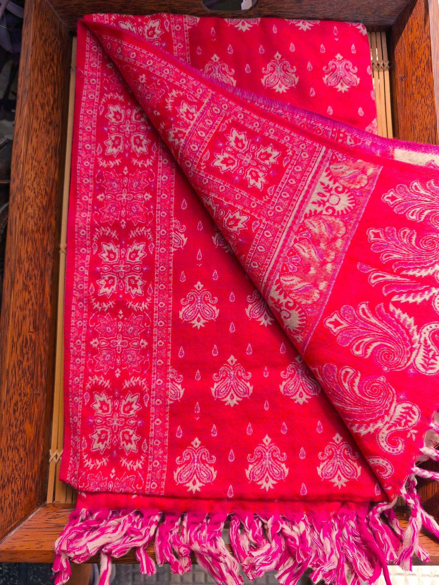 Warm Tibetan Yak Wool Shawl Scarf Stole Pashmina Blanket 23A