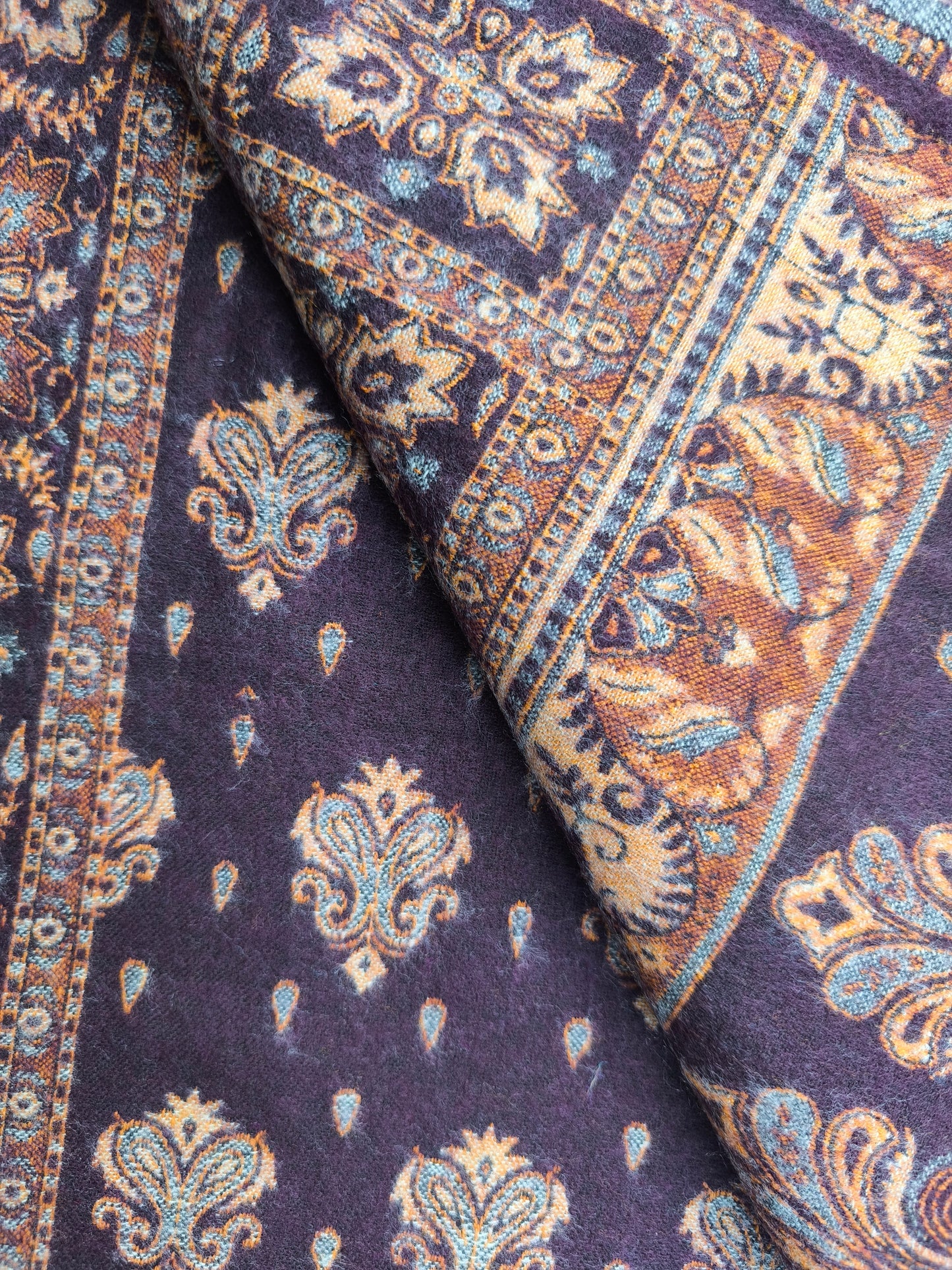 Warm Tibetan Yak Wool Shawl Scarf Stole Pashmina Blanket 25A