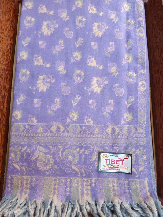 Scialle sciarpa stola Pashmina coperta lana di Yak calda Tibet 29A