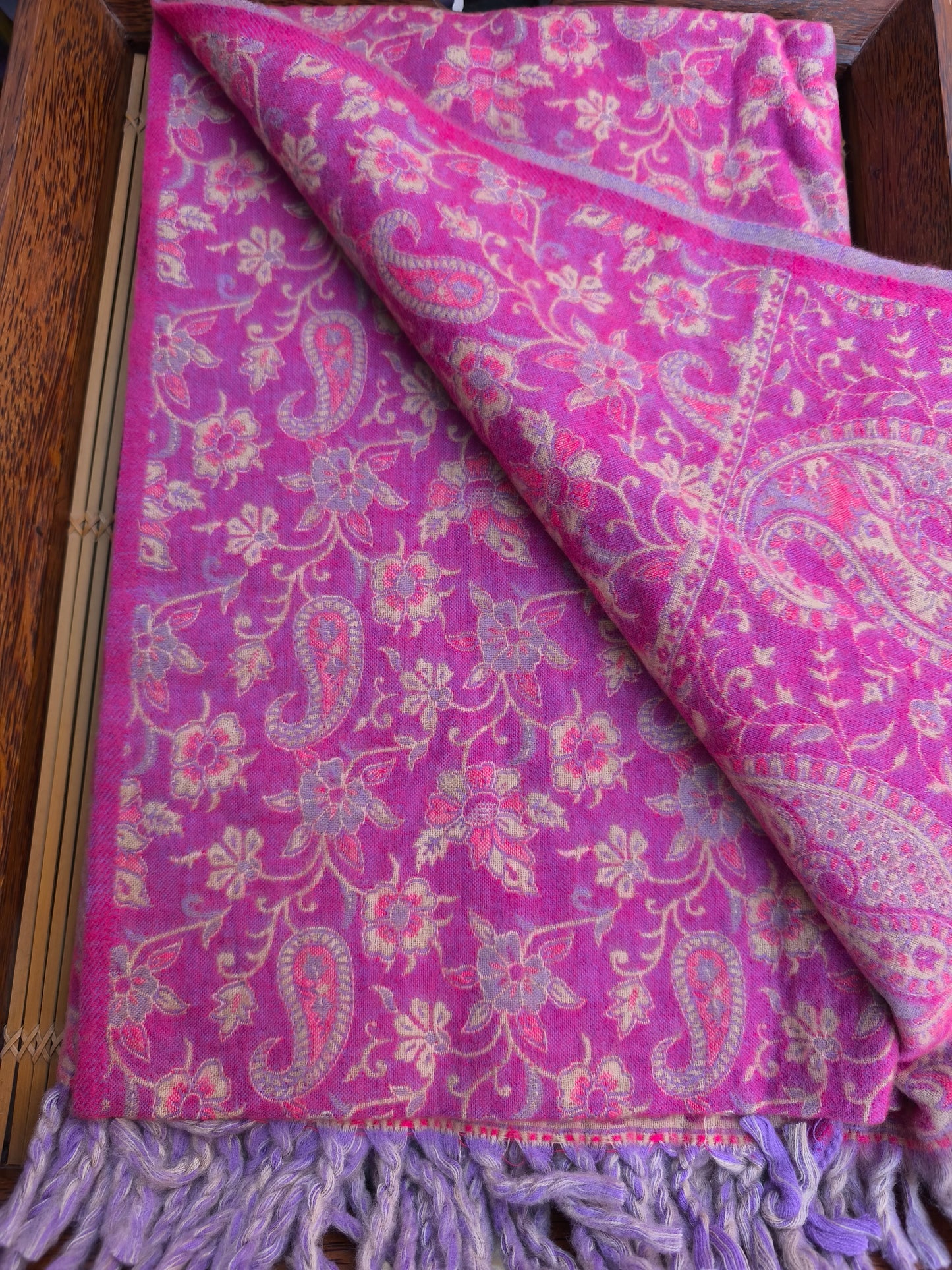 Warm Tibetan Yak Wool Shawl Scarf Stole Pashmina Blanket 31A