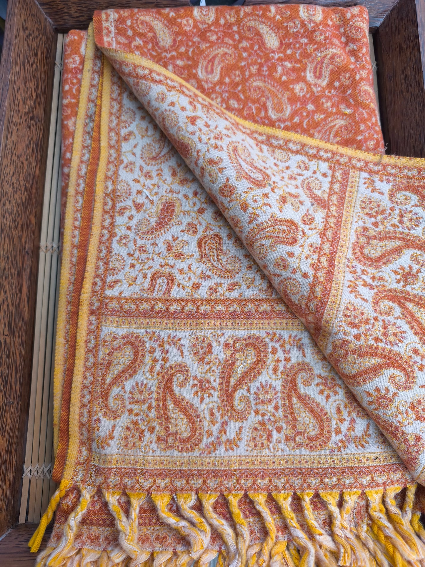 Warm Tibetan Yak Wool Shawl Scarf Stole Pashmina Blanket 40A