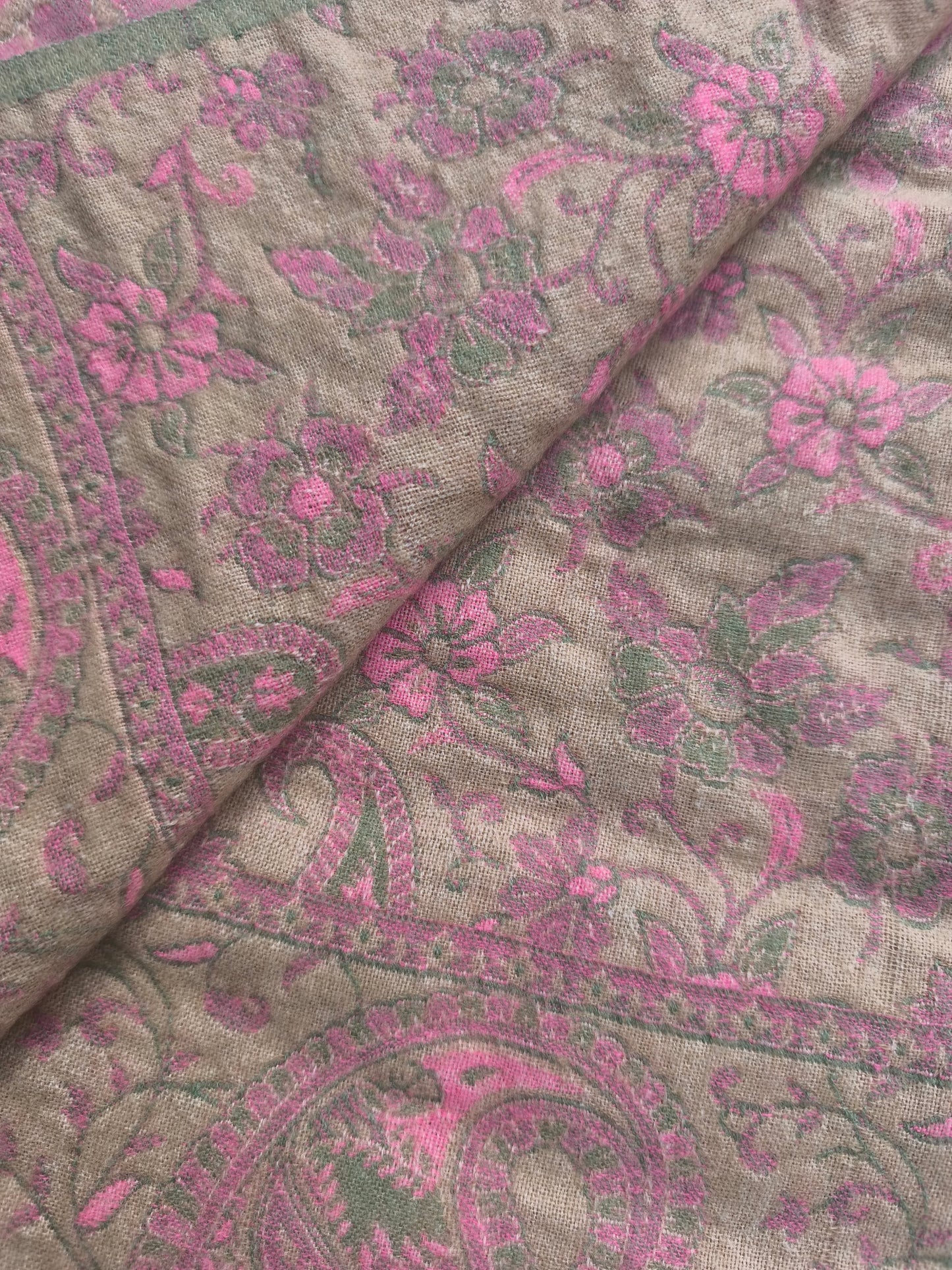 Warm Tibetan Yak Wool Shawl Scarf Stole Pashmina Blanket 58A