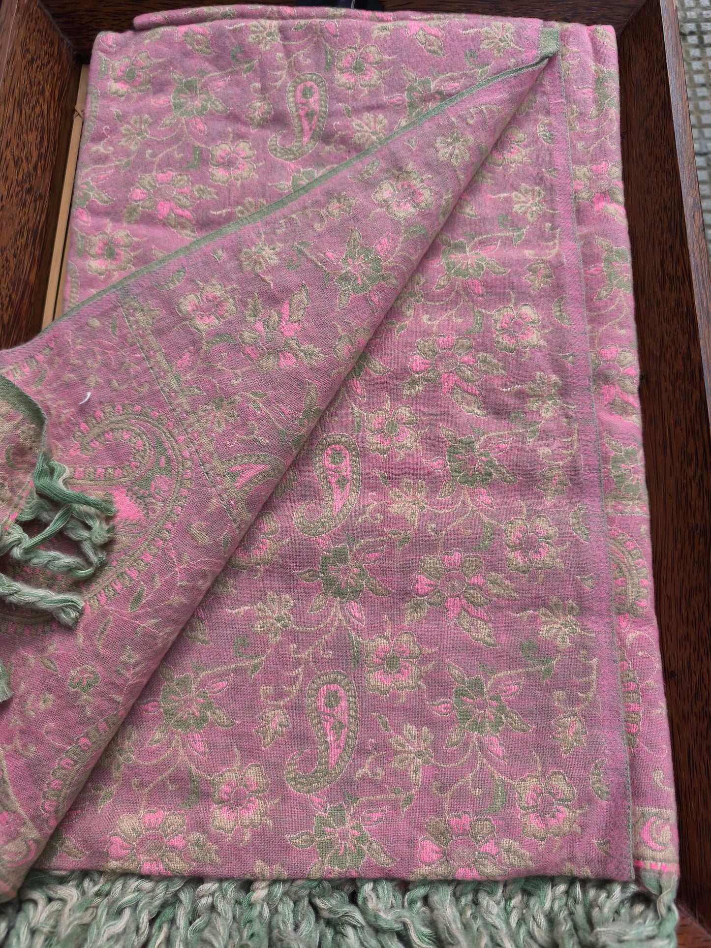 Warm Tibetan Yak Wool Shawl Scarf Stole Pashmina Blanket 58A