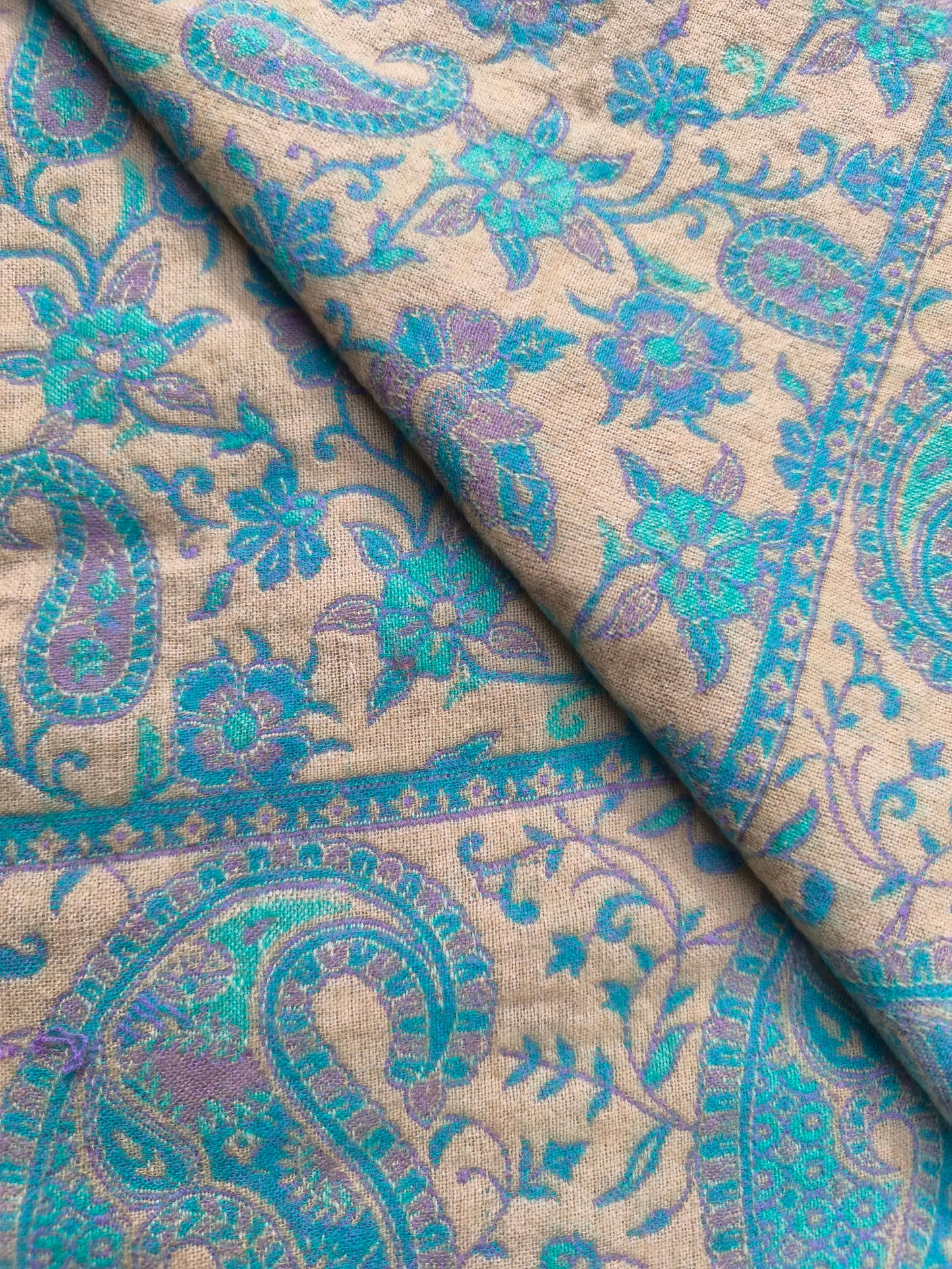 Warm Tibetan Yak Wool Shawl Scarf Stole Pashmina Blanket 59A