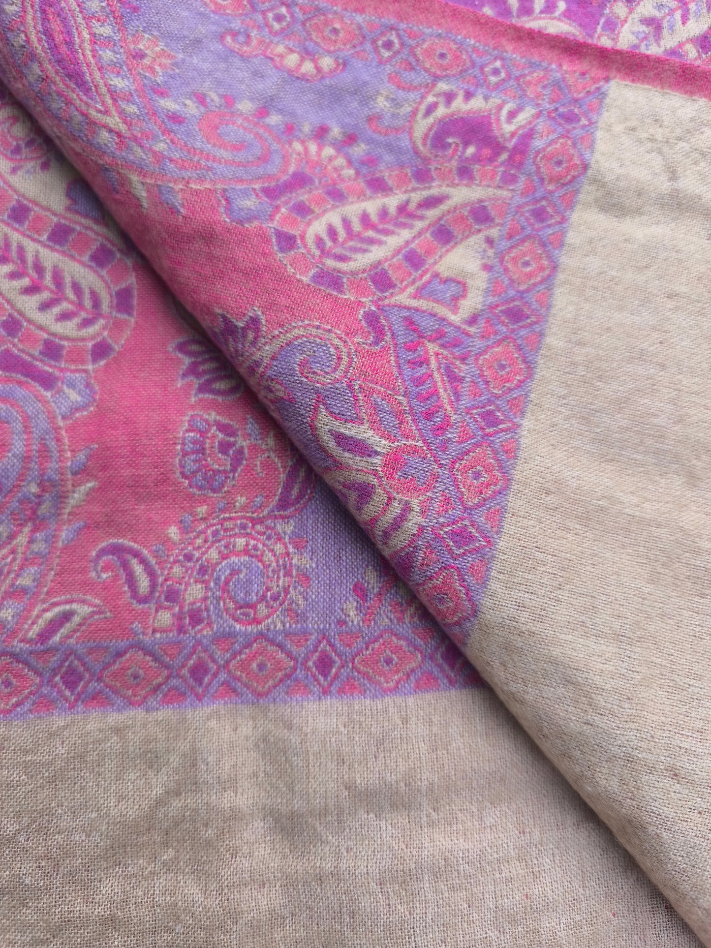 Warm Yak Wool Pashmina Shawl Scarf Stole Blanket Tibet 61A