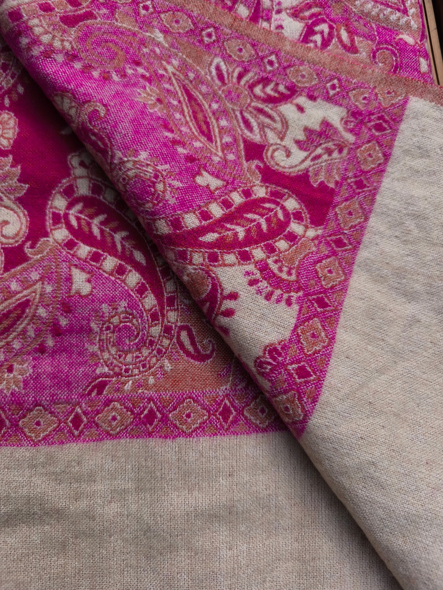 Warm Yak Wool Pashmina Shawl Scarf Stole Blanket Tibet 62A