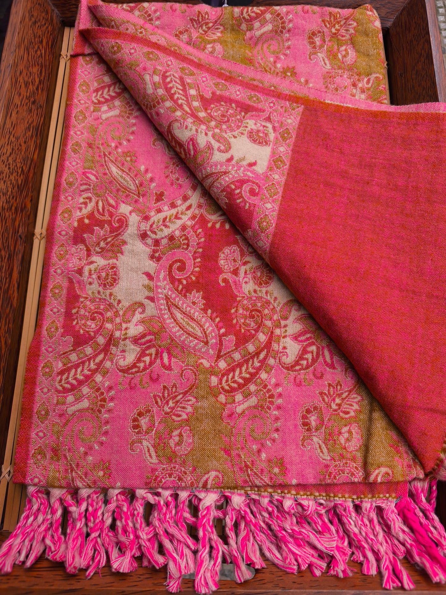 Warm Yak Wool Pashmina Shawl Scarf Stole Blanket Tibet 69A