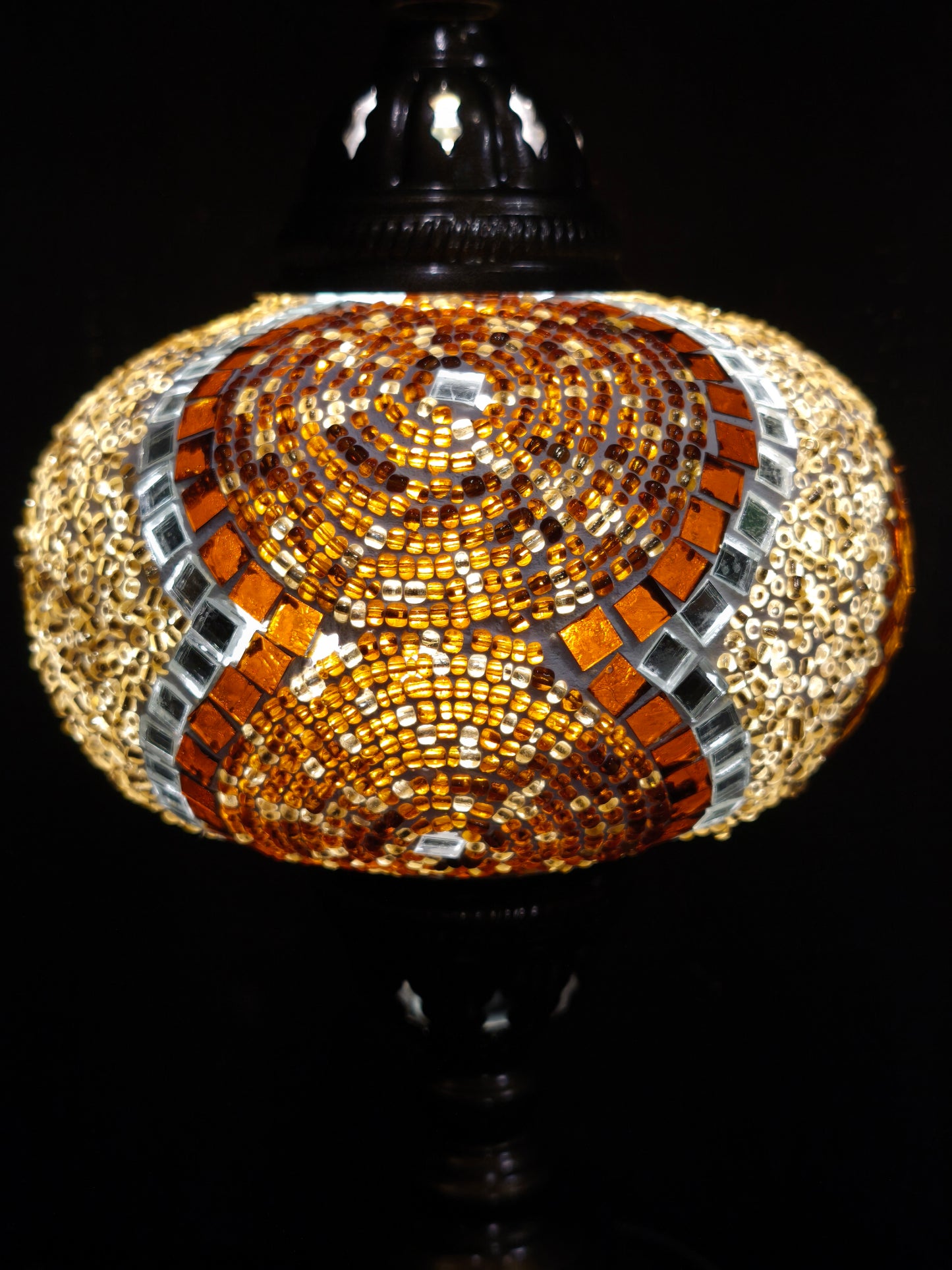 Turkish mosaic glass lamp ethnic decor 4A