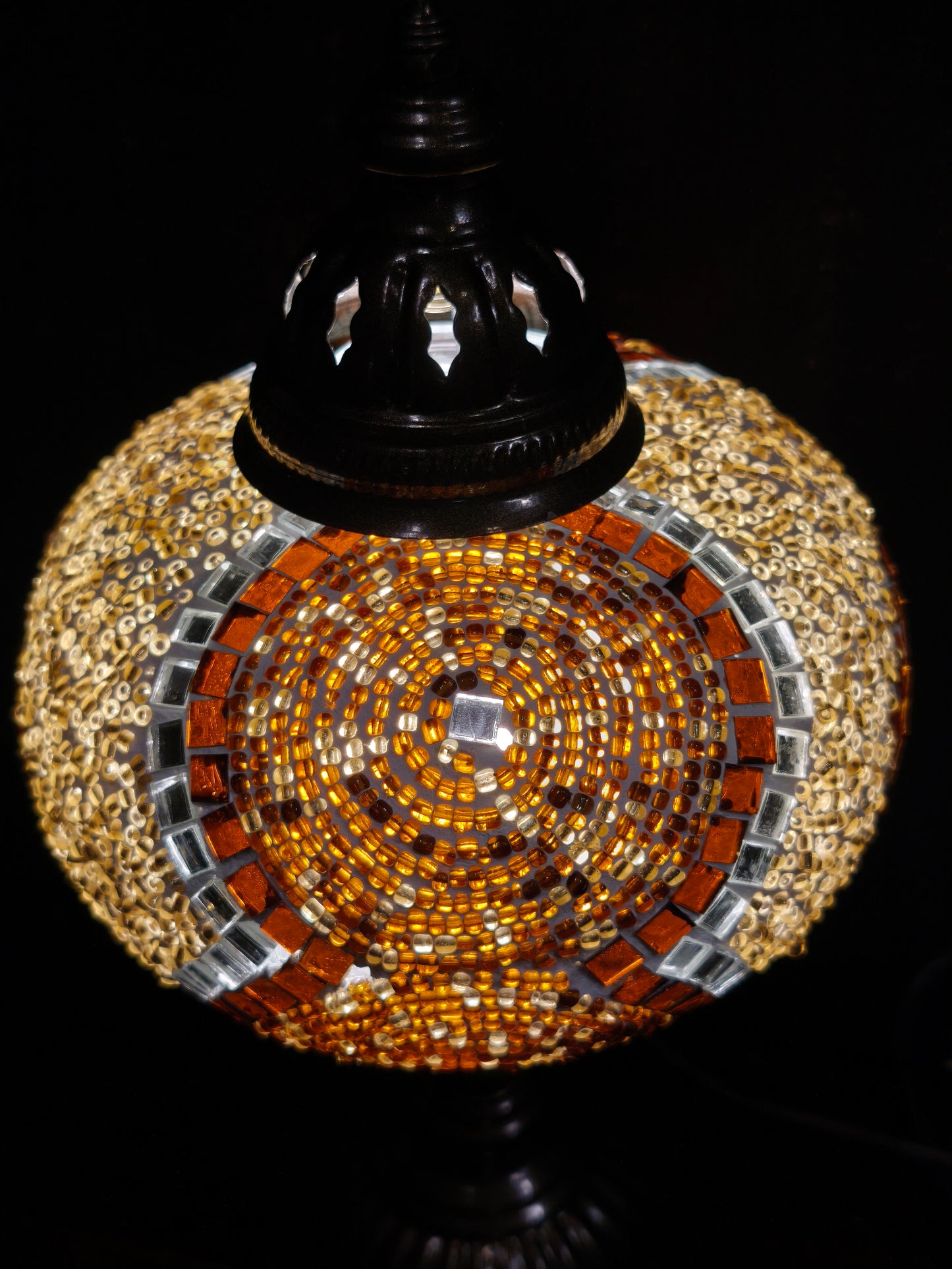 Turkish mosaic glass lamp ethnic decor 4A