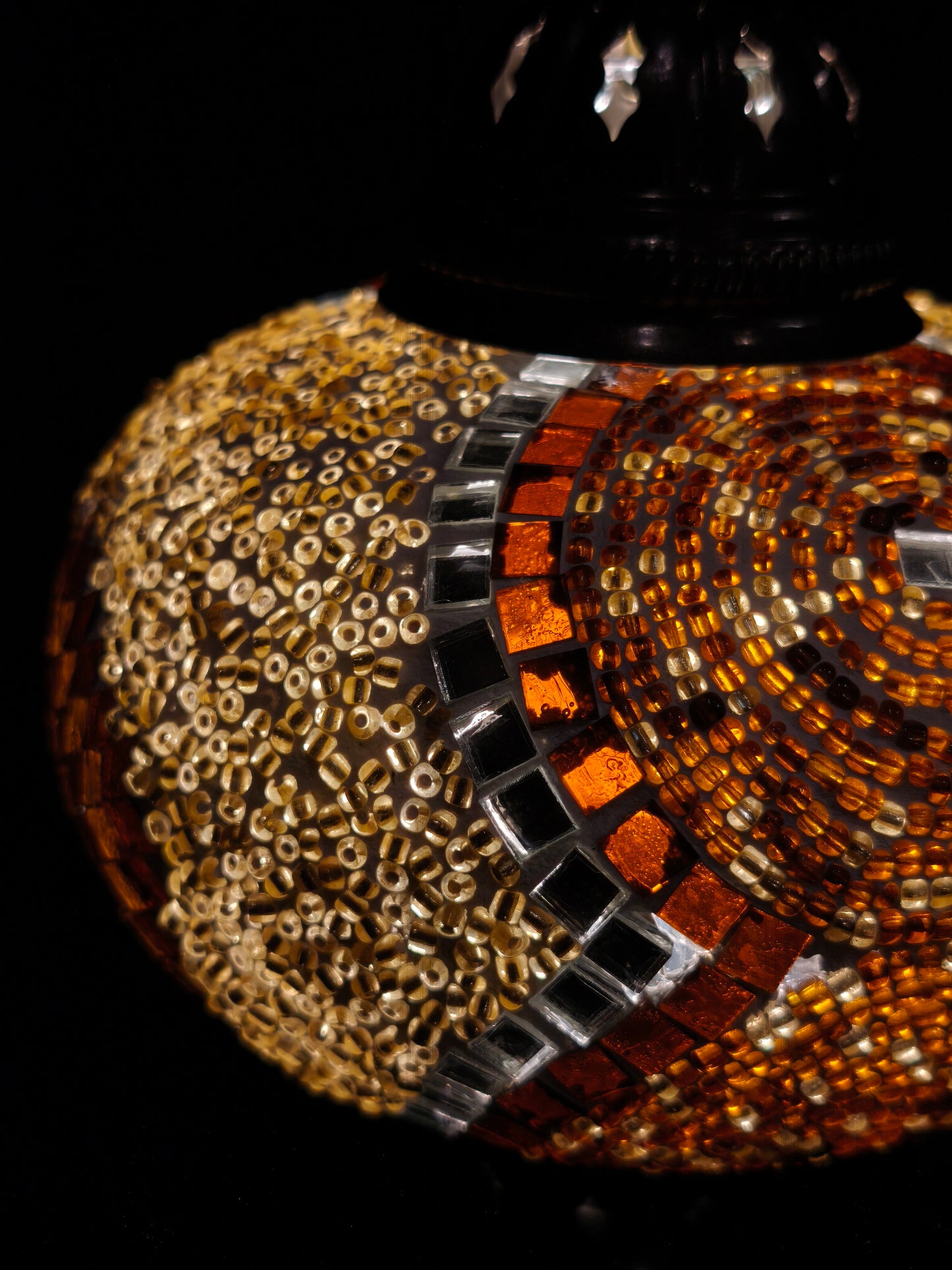 Turkish mosaic glass lamp ethnic decor 4A