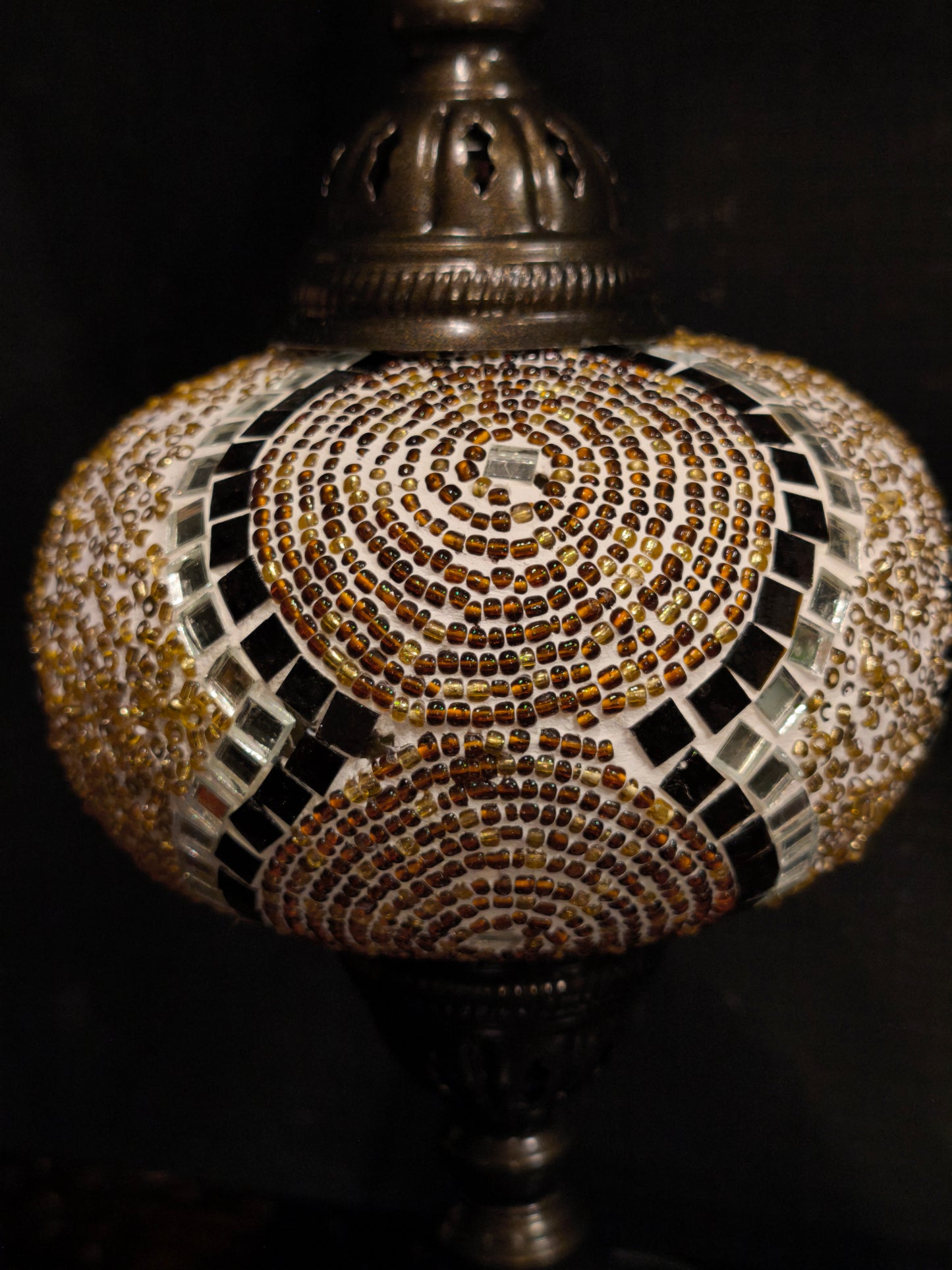 Turkish mosaic glass lamp ethnic decor 4A
