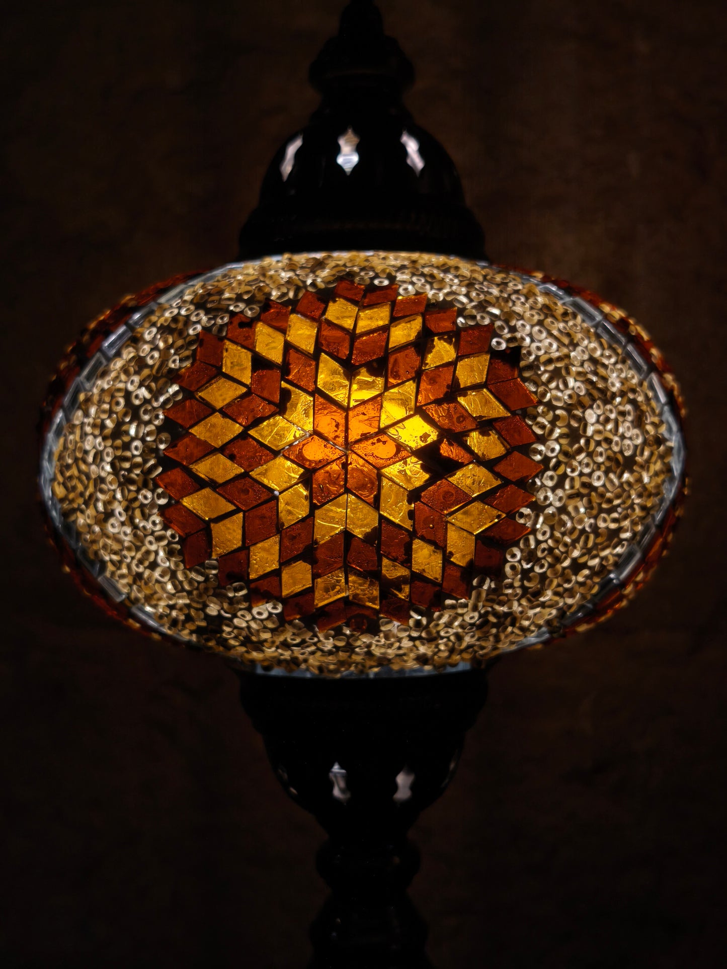 Turkish mosaic glass lamp ethnic decor 7A
