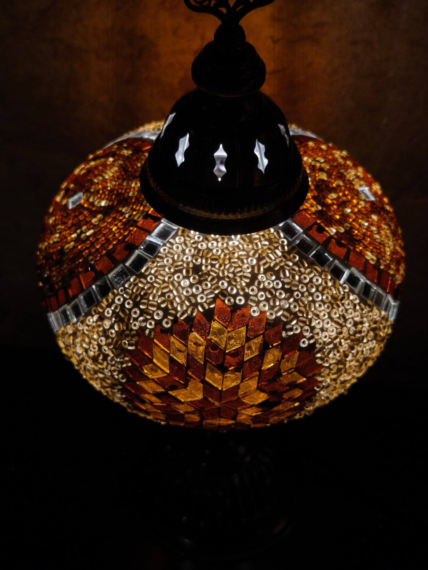 Turkish mosaic glass lamp ethnic decor 7A