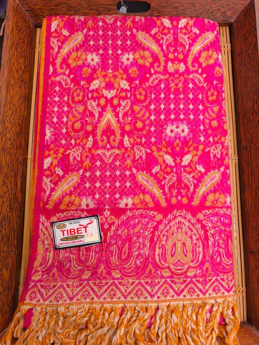 Warmer tibetischer Yak-Wollschal, Stola, Pashmina-Decke, 75A