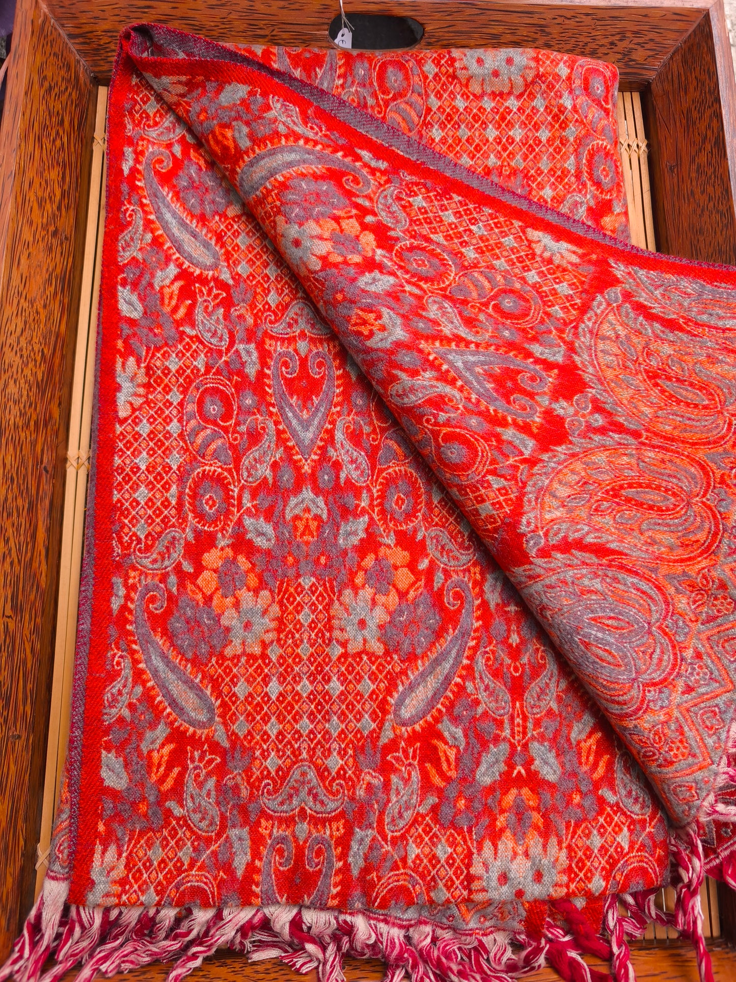 Warm Tibetan Yak Wool Shawl Scarf Stole Pashmina Blanket 75A