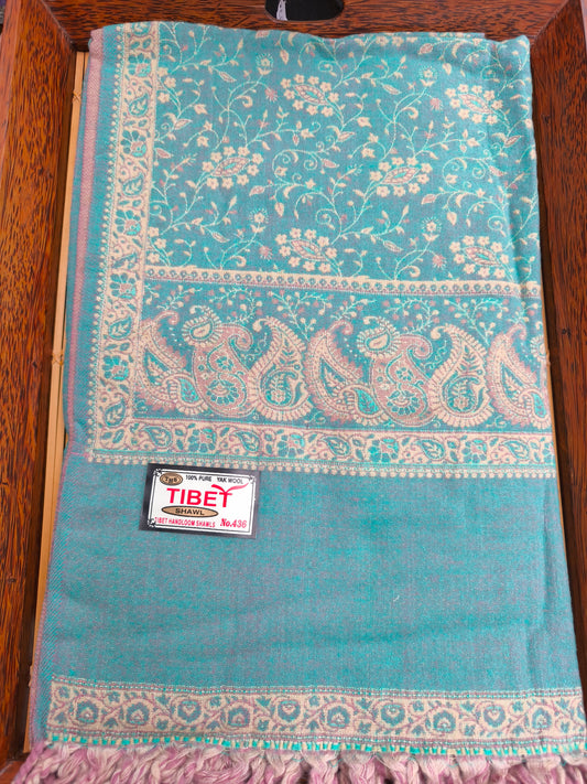 Warmer tibetischer Yak-Wollschal, Stola, Pashmina-Decke, 75A