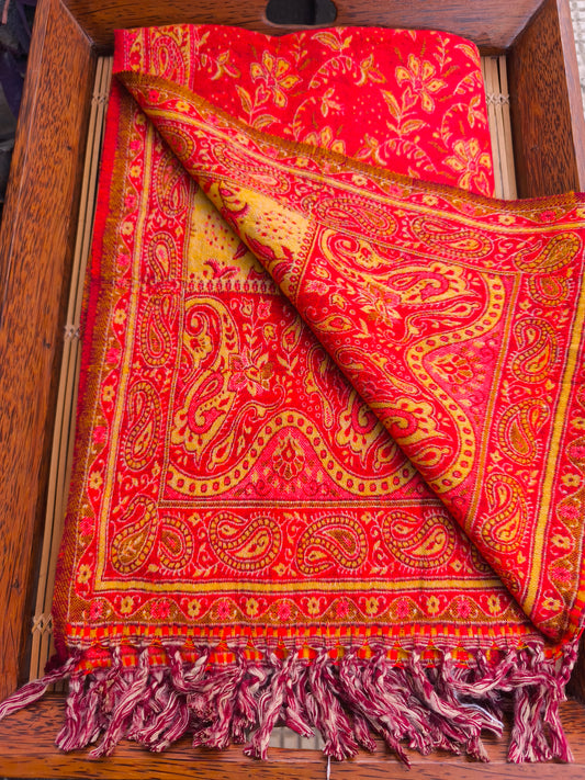 Scialle sciarpa stola Pashmina coperta lana di Yak calda Tibet 108A