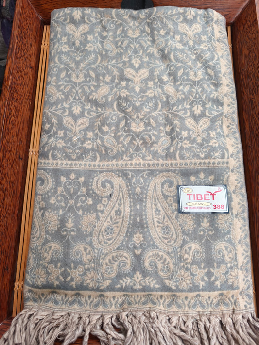 Scialle sciarpa stola Pashmina coperta lana di Yak calda Tibet 114A