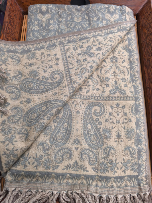 Scialle sciarpa stola Pashmina coperta lana di Yak calda Tibet 114A