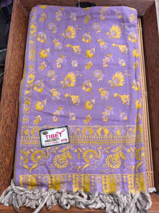 Warm Yak Wool Pashmina Shawl Scarf Stole Blanket Tibet 117A