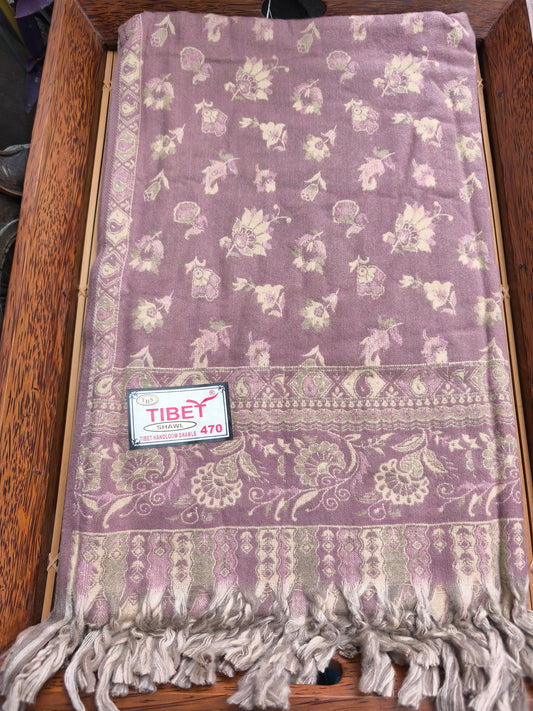 Warmer Pashmina-Schal aus Yakwolle, Stola, Decke, Tibet 119A