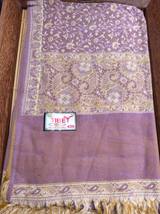 Warmer Pashmina-Schal aus Yakwolle, Stola, Decke, Tibet 131A