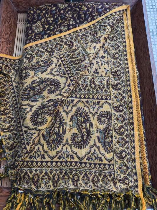 Scialle sciarpa stola Pashmina coperta lana di Yak calda Tibet 159A