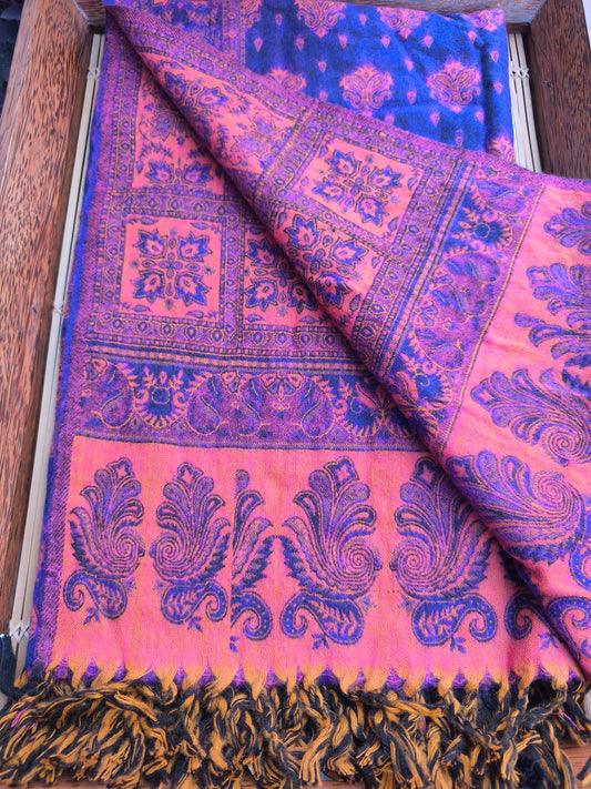 Scialle sciarpa stola Pashmina coperta lana di Yak calda Tibet 160A