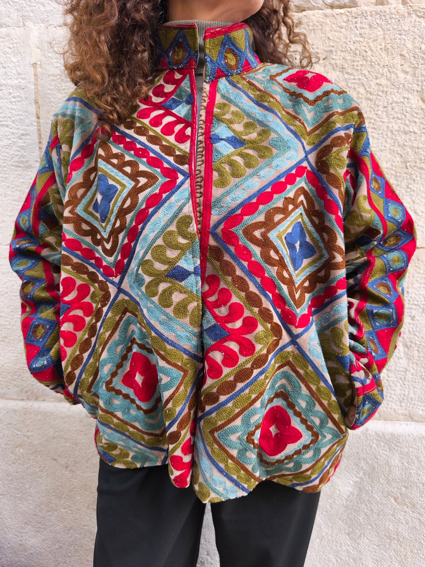 Suzani India Velvet Jacket 1