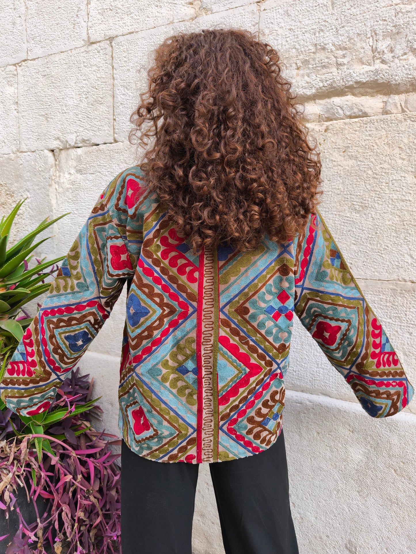 Suzani India Velvet Jacket 1