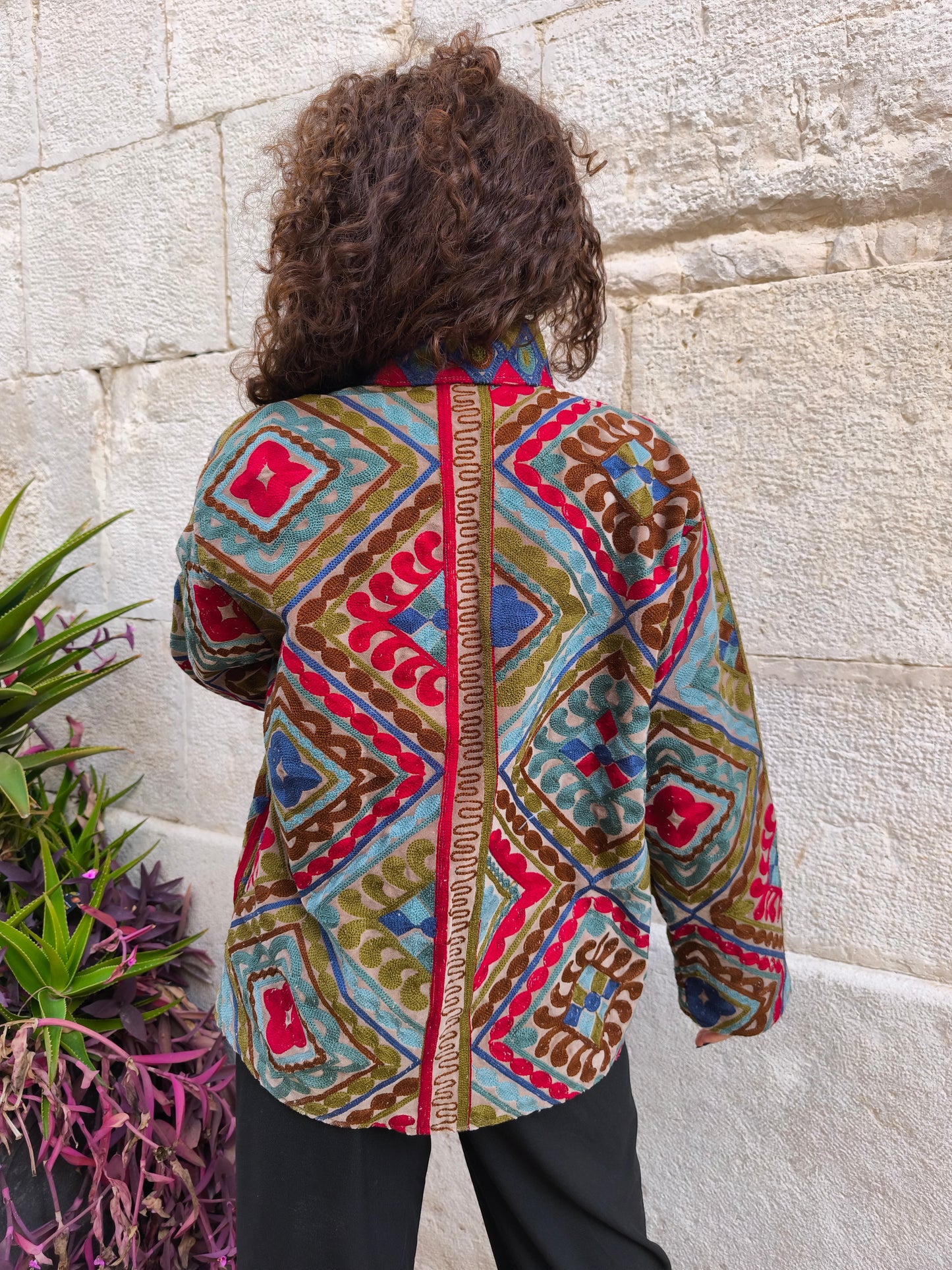 Suzani India Velvet Jacket 1