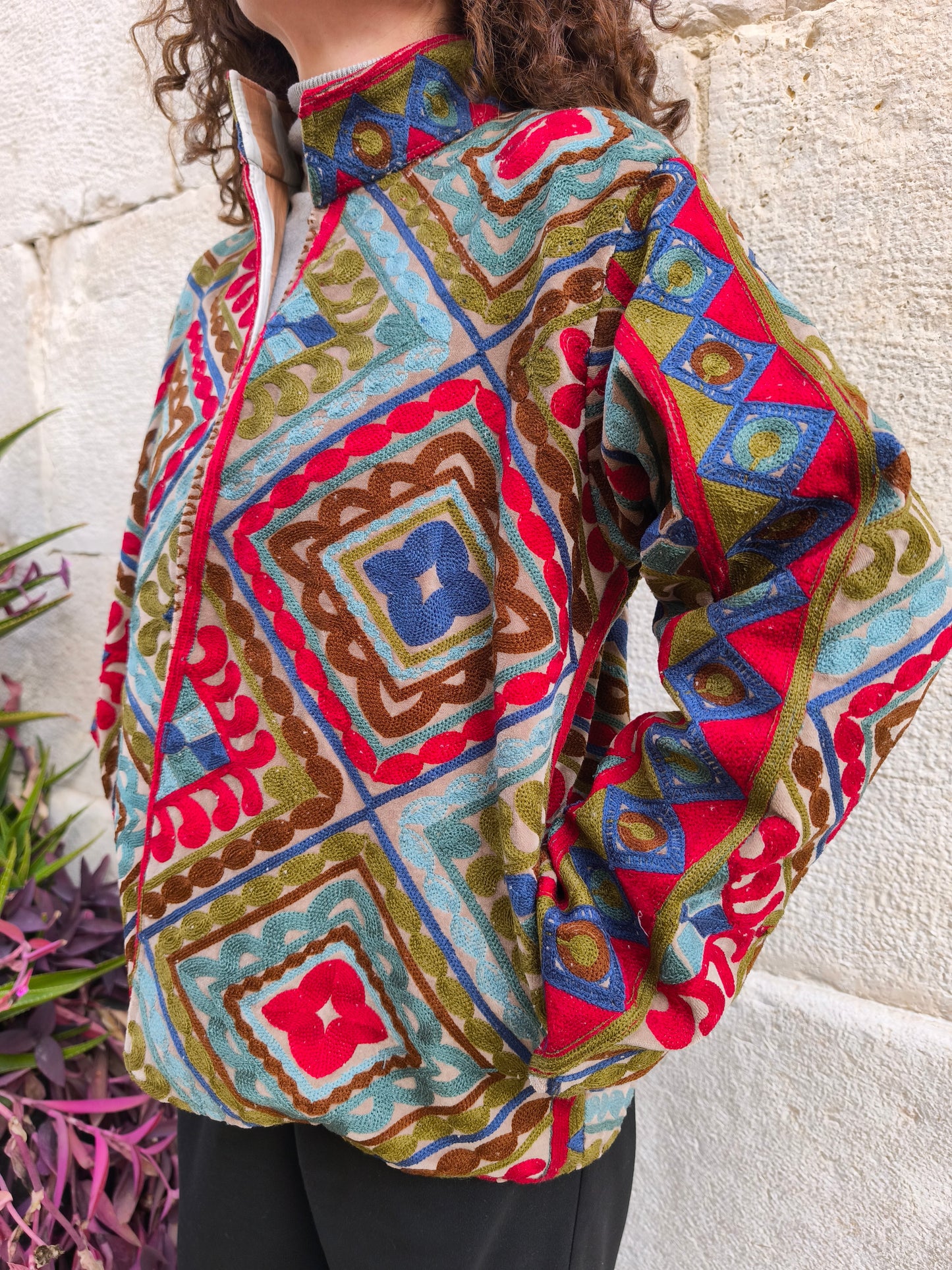 Suzani India Velvet Jacket 1
