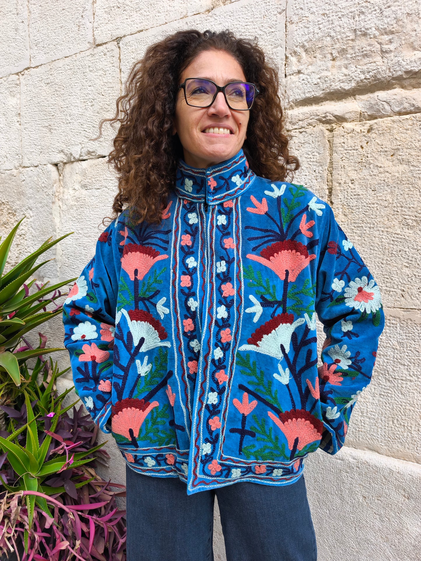 Suzani India Velvet Jacket 4