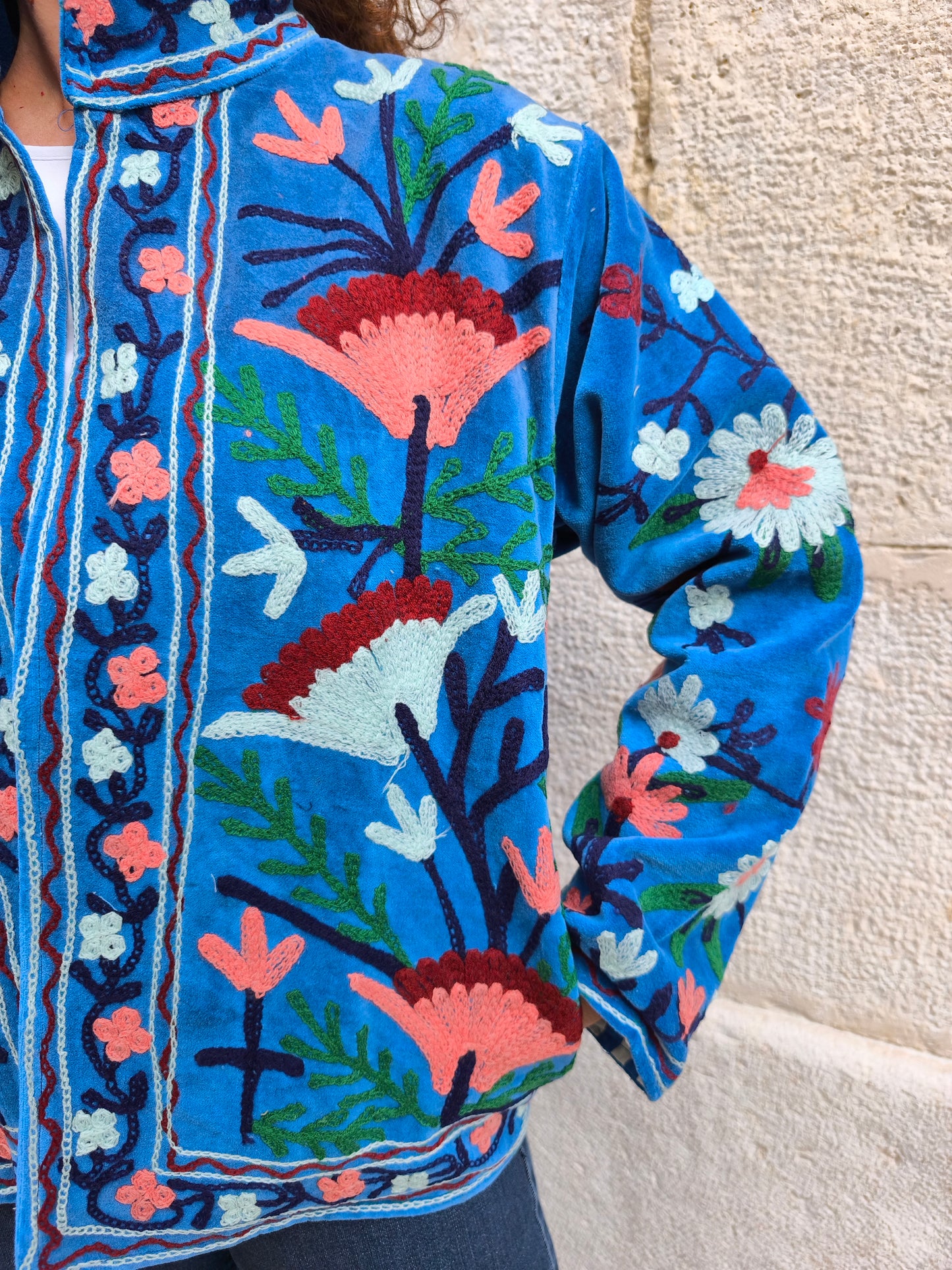 Suzani India Velvet Jacket 4