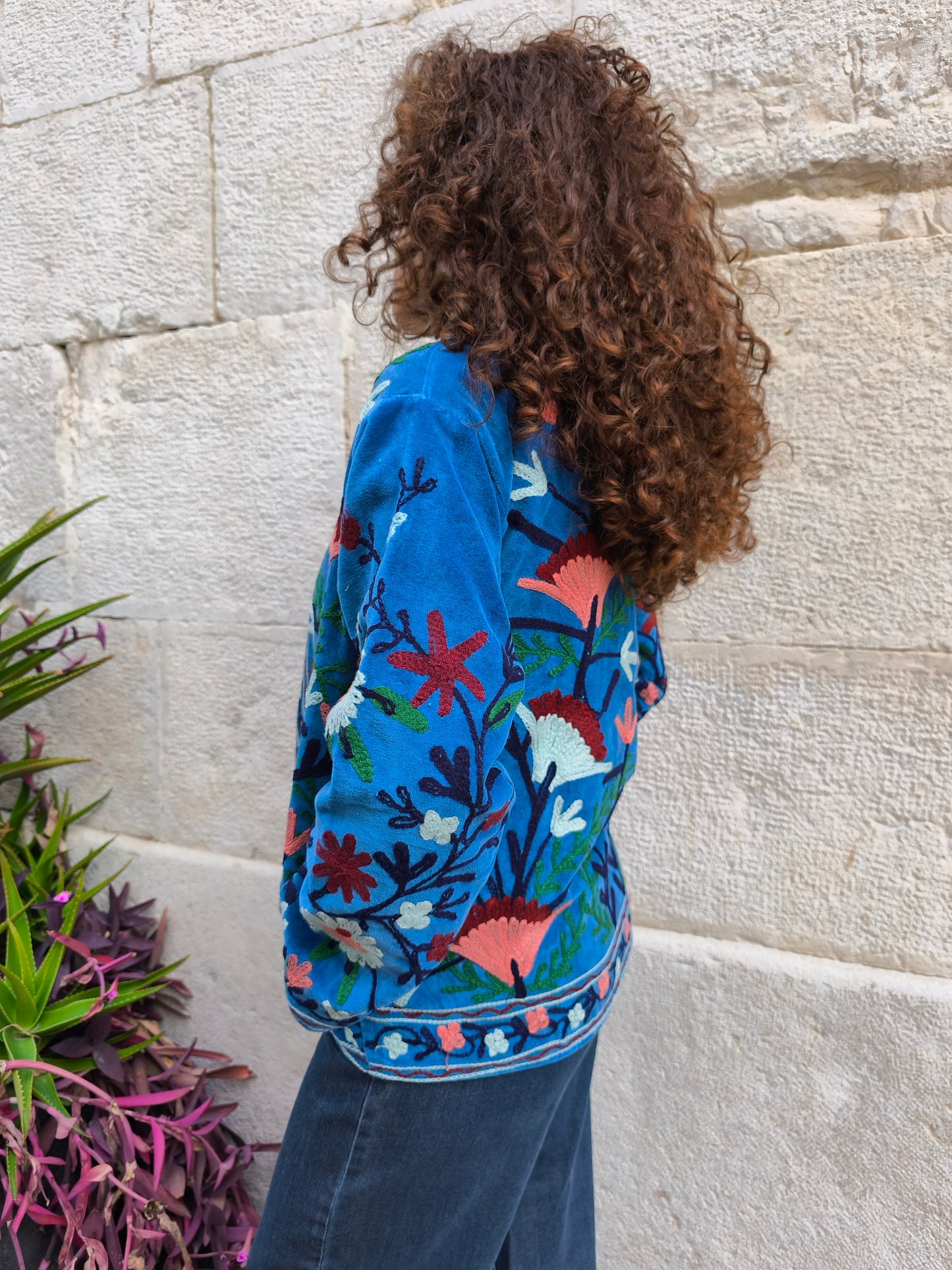 Suzani India Velvet Jacket 4