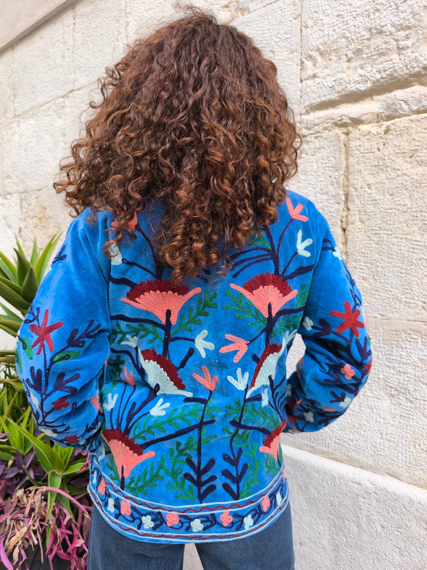 Suzani India Velvet Jacket 4