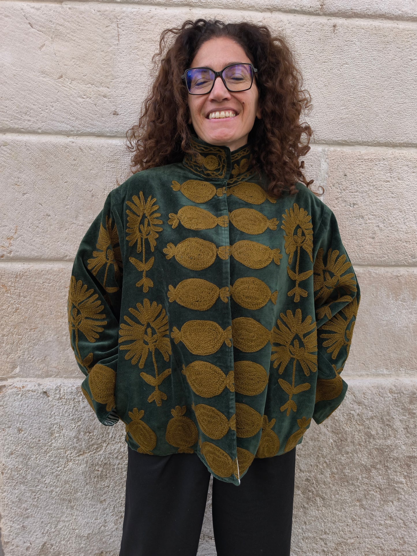 Suzani India Velvet Jacket 16