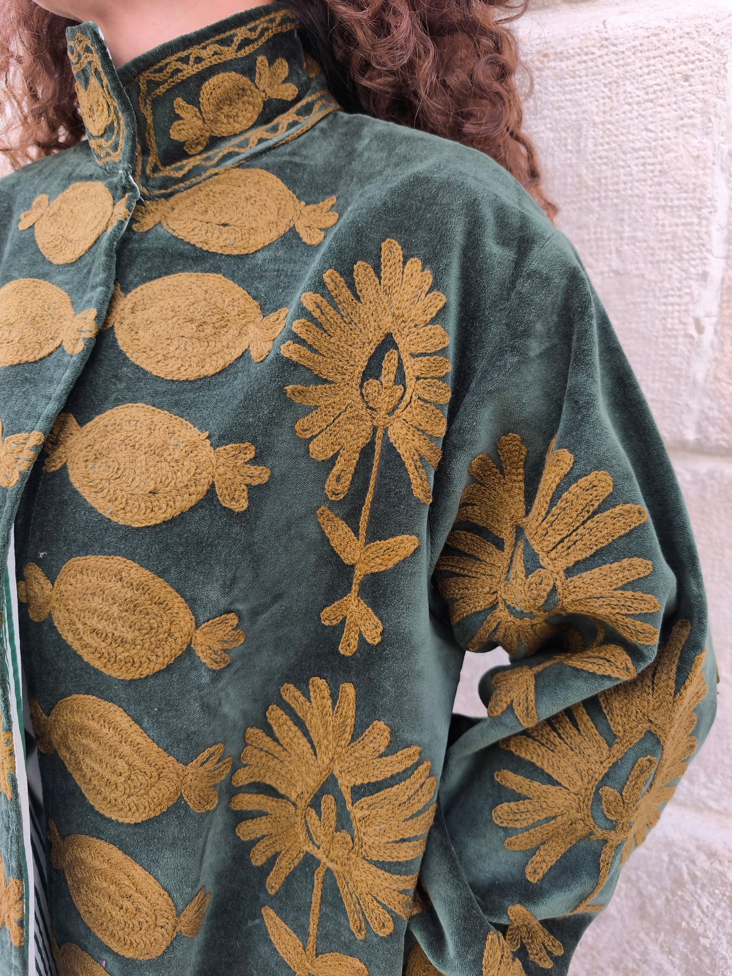 Suzani India Velvet Jacket 16