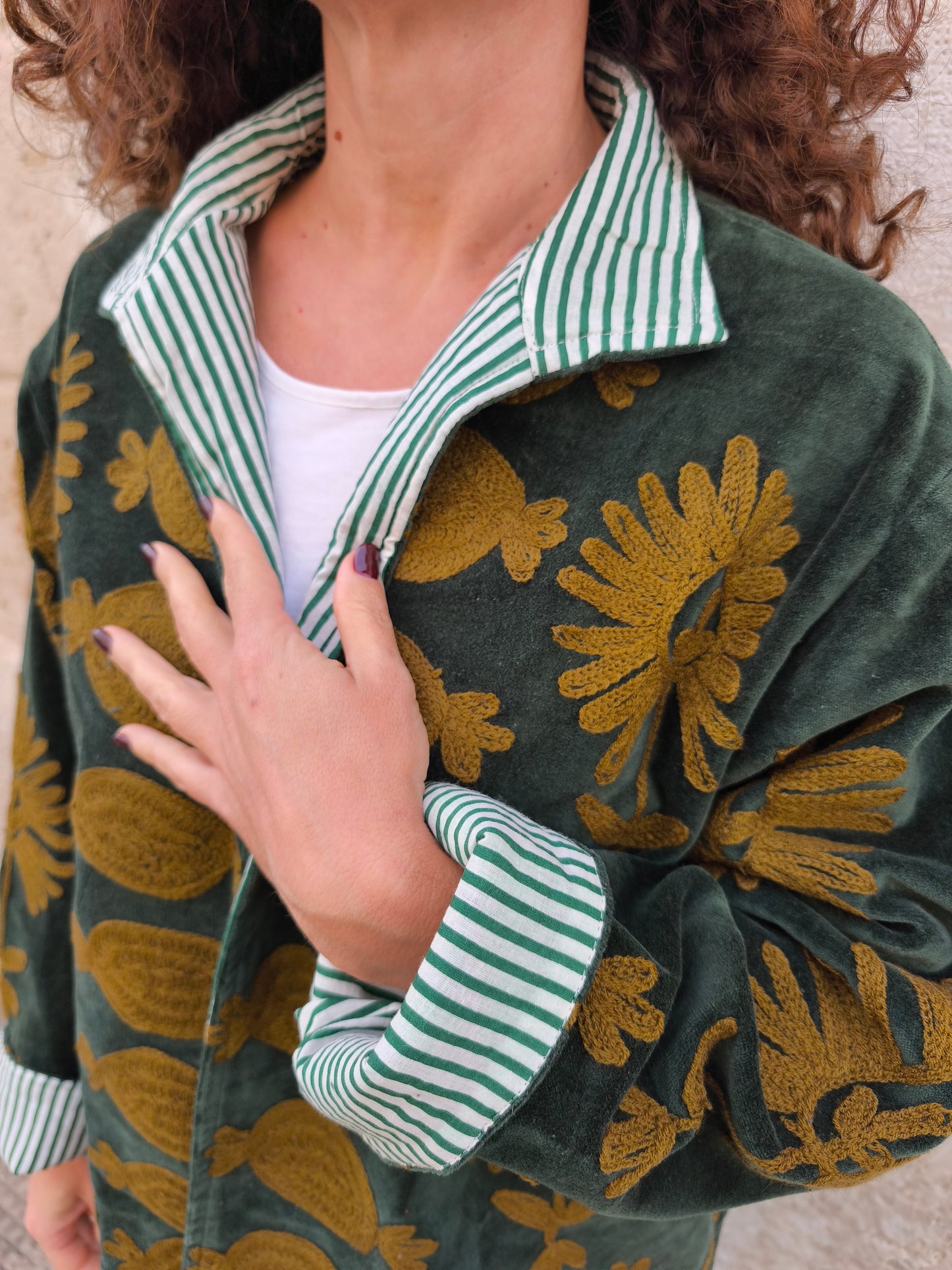 Suzani India Velvet Jacket 16