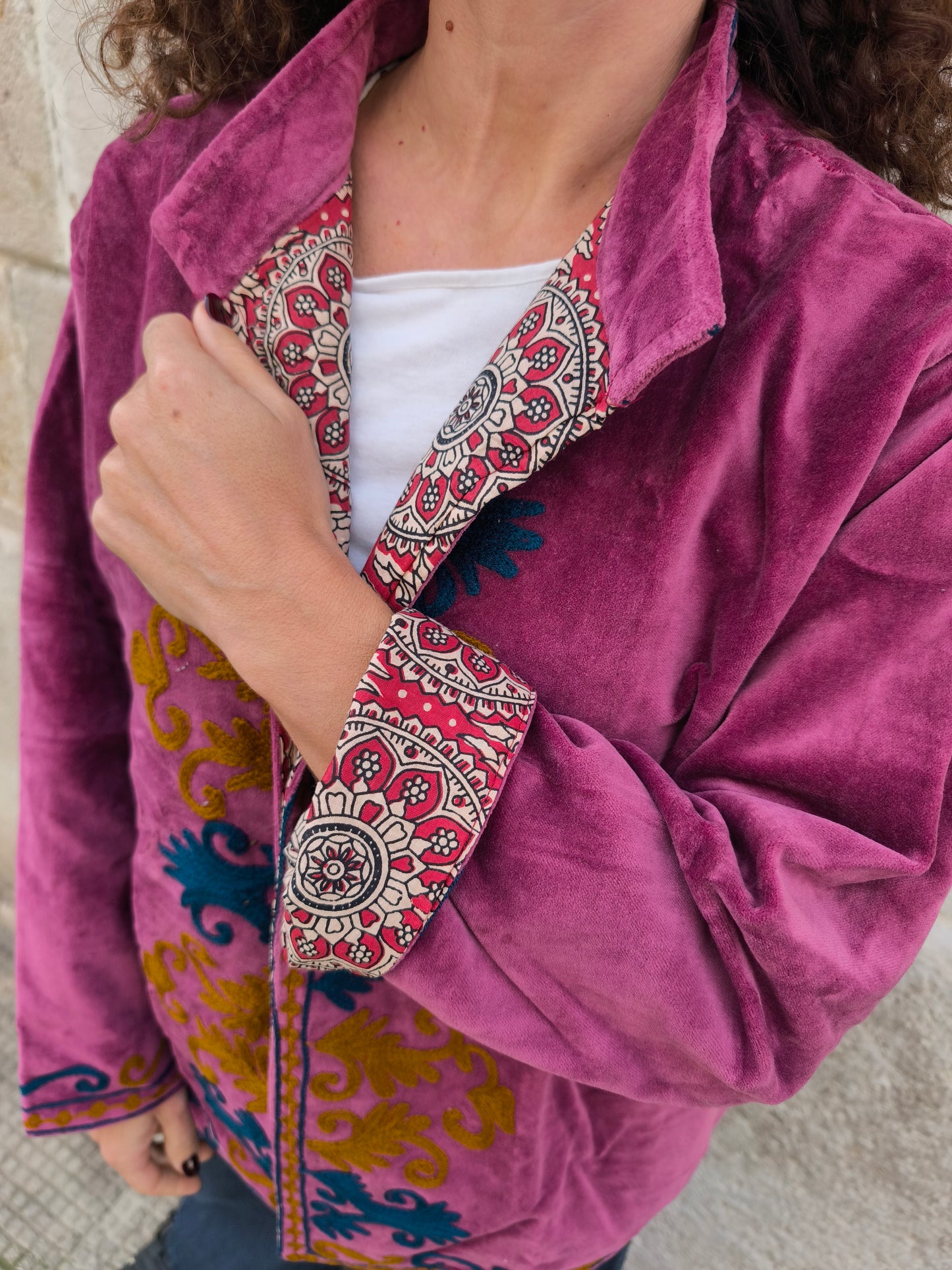 Suzani India Velvet Jacket 19