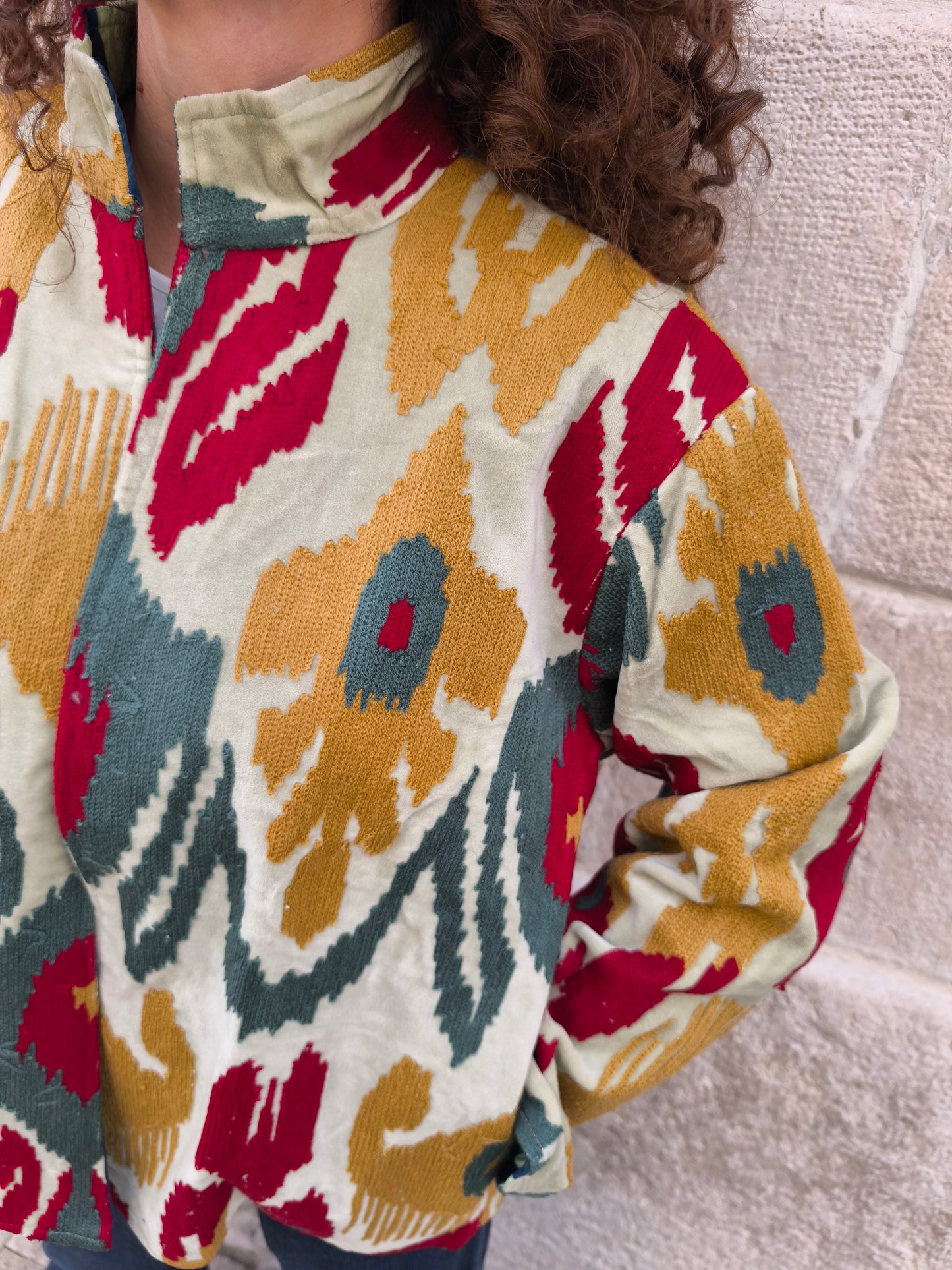 Suzani India Velvet Jacket 24