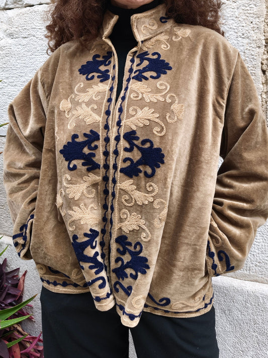 Giacca Velluto Suzani India 5S