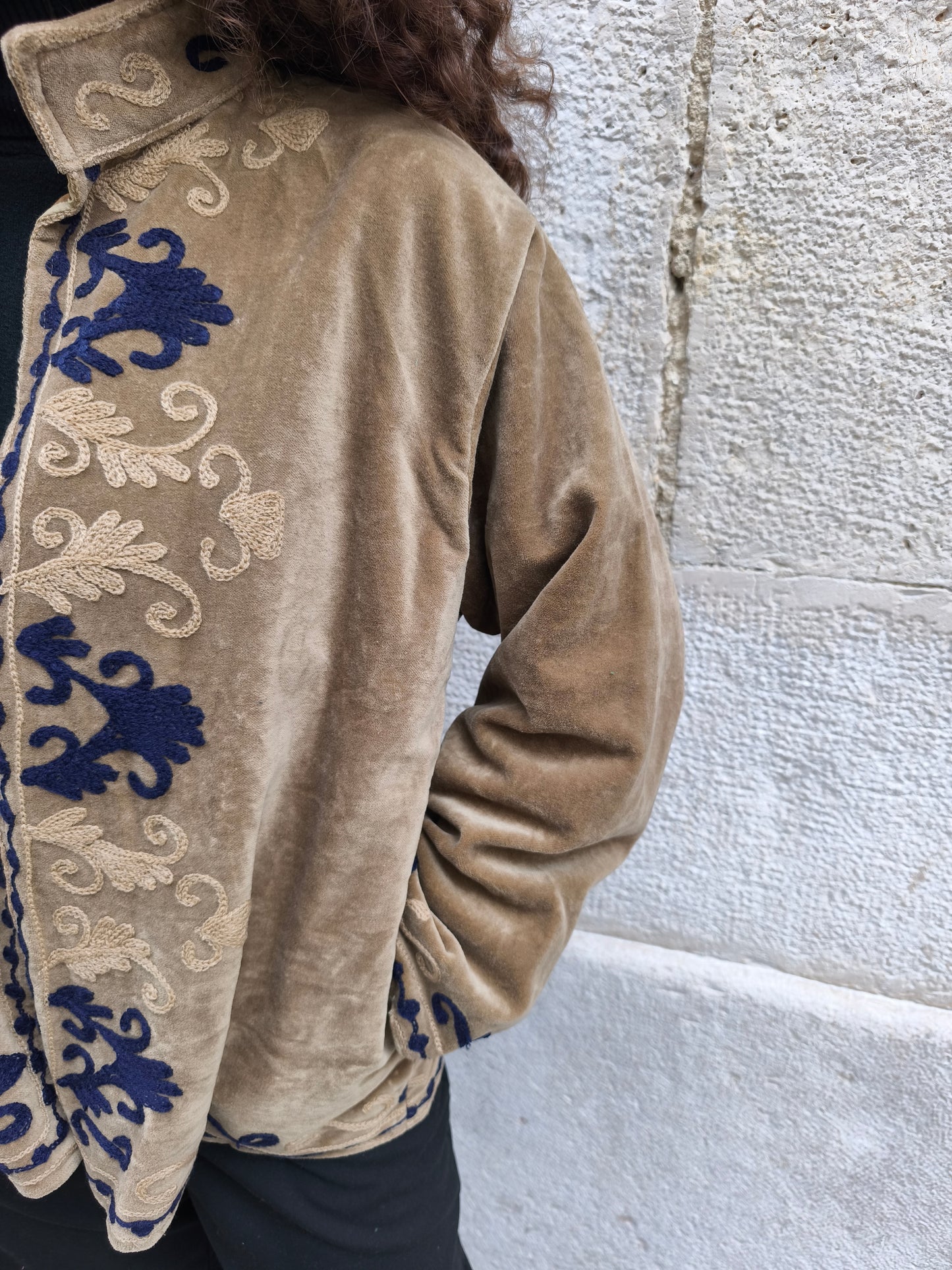 Giacca Velluto Suzani India 5S